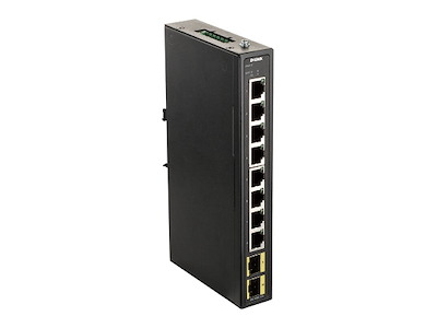 D-Link DIS-100G-10S netværksswitch Ikke administreret Gigabit Ethernet (10/100/1000) DIN rail Sort