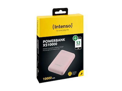 Intenso XS10000 Lithium polymer (LiPo) 10000 mAh Lyserød