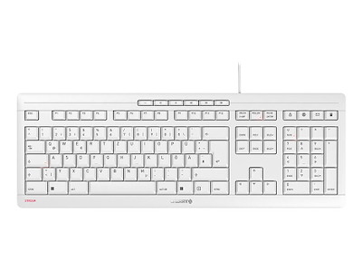 CHERRY STREAM tastatur Kontor USB QWERTZ Tysk Hvid
