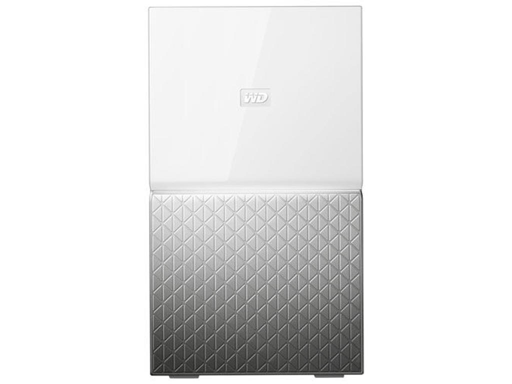 Western Digital MY CLOUD HOME Duo personlig cloud lagringsenhed 6 TB Ethernet LAN Sølv, Hvid