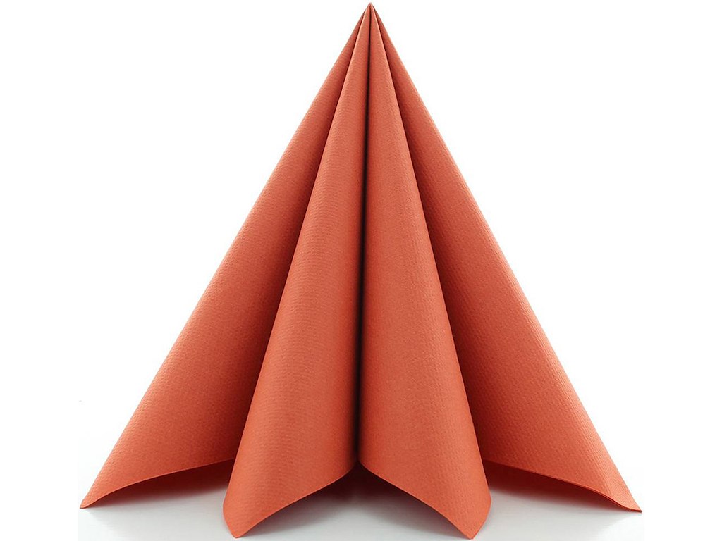 Servietter, 1 lag, Terrakotta, 40x40 cm, 50 stk. Linclass Airlaid