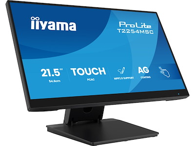 iiyama T2254MSC-B2AG computerskærm 54,6 cm (21.5") 1920 x 1080 pixel Fuld HD LED Berøringsskærm Sort