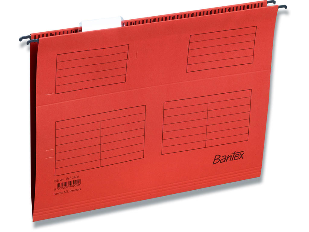 Hængemappe A4 Rød