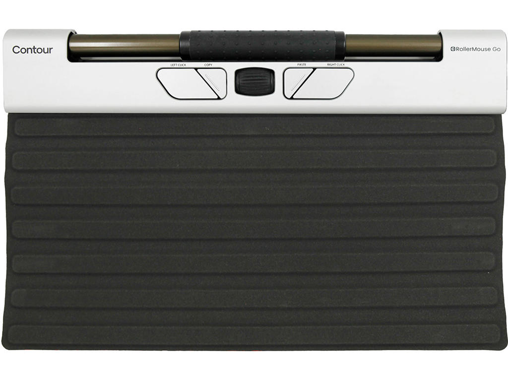 Ergonomisk mus, Rullestav, Uden håndledsstøtte, Alu, Contour RollerMouse Mobile Wireless 2024