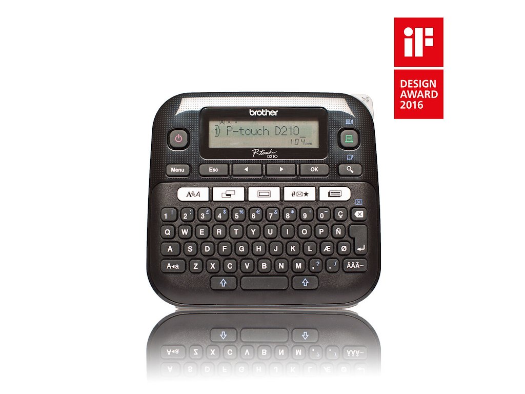 Brother PT-D210 etiketprinter Termisk overførsel 180 x 180 dpi 20 mm/sek. QWERTY