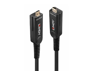Lindy 38543 HDMI-kabel 25 m HDMI Type D (Micro) Sort