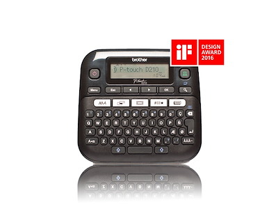 Brother PT-D210 etiketprinter Termisk overførsel 180 x 180 dpi 20 mm/sek. QWERTY