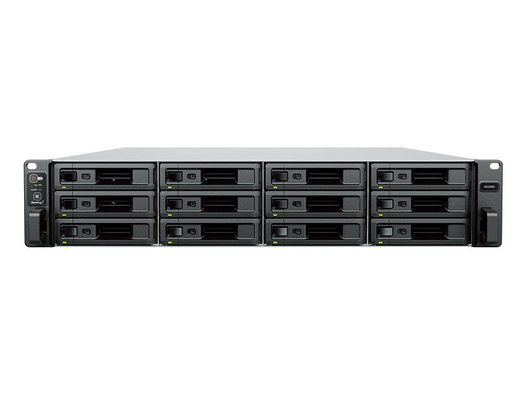 Synology UC3400 NAS Stativ (2U) Intel® Xeon® D D-1541 8 GB DDR4 96 TB HDD