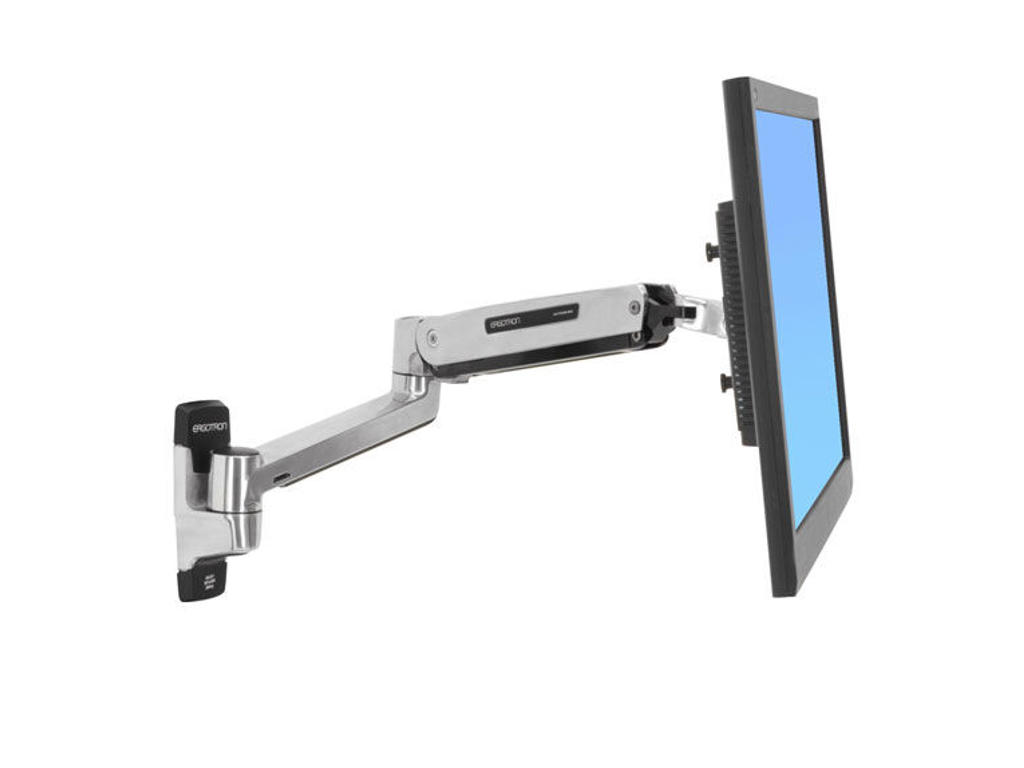 Ergotron LX Sit-Stand Wall Mount LCD Arm 106,7 cm (42") Væg Rustfrit stål