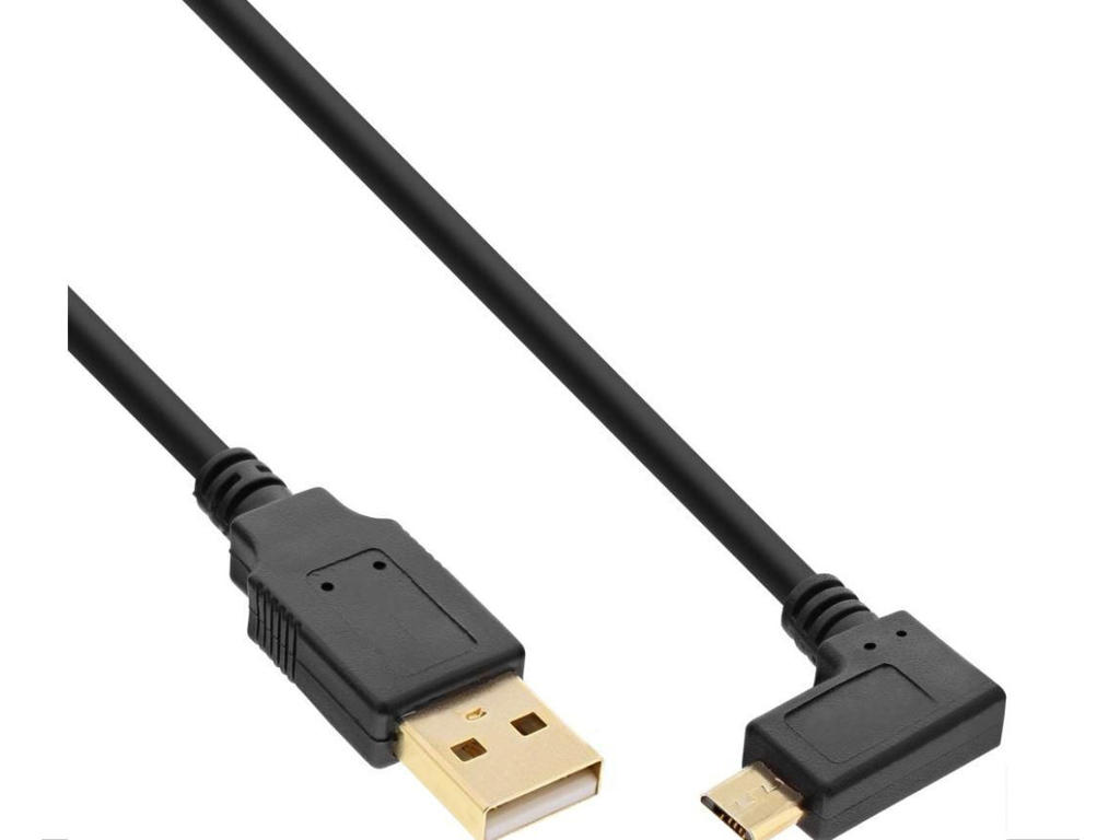 Microconnect USBABMICRO0,5A USB-kabel USB 2.0 0,5 m USB A Micro-USB B Sort