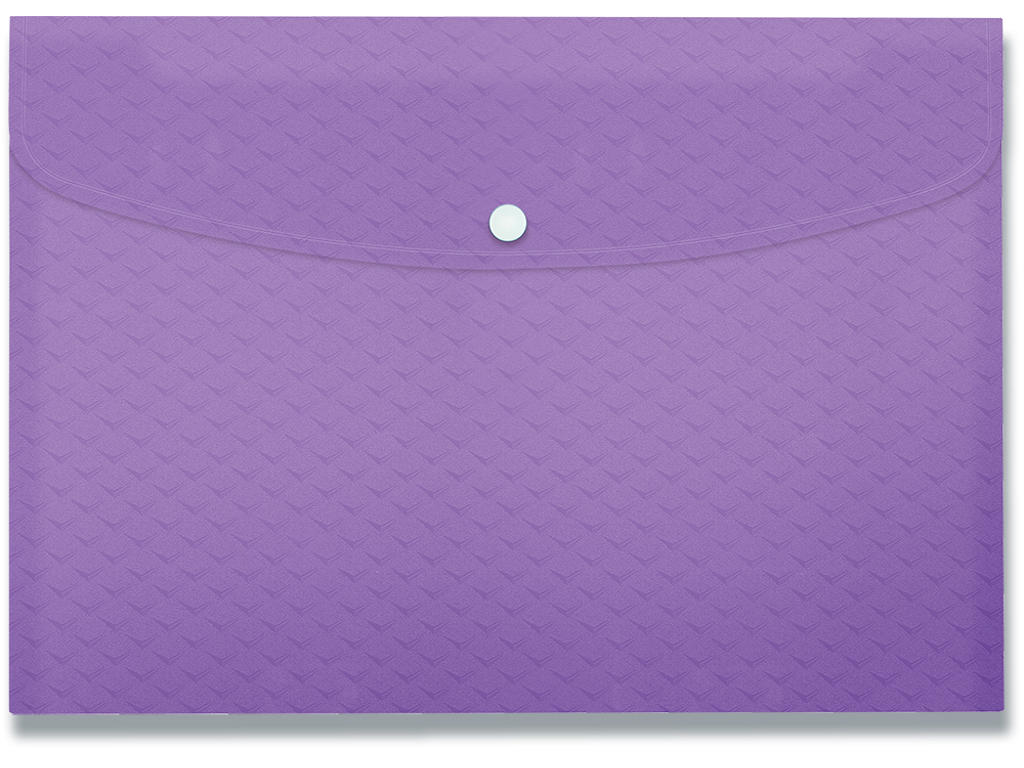 Kuvertmappe, Lavendel, A4, Trykknap, Esselte Colour'Breeze 