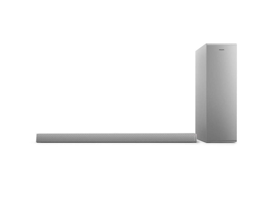 Philips TAB6405/10 SoundBar højttaler Sølv 2.1 kanaler 140 W