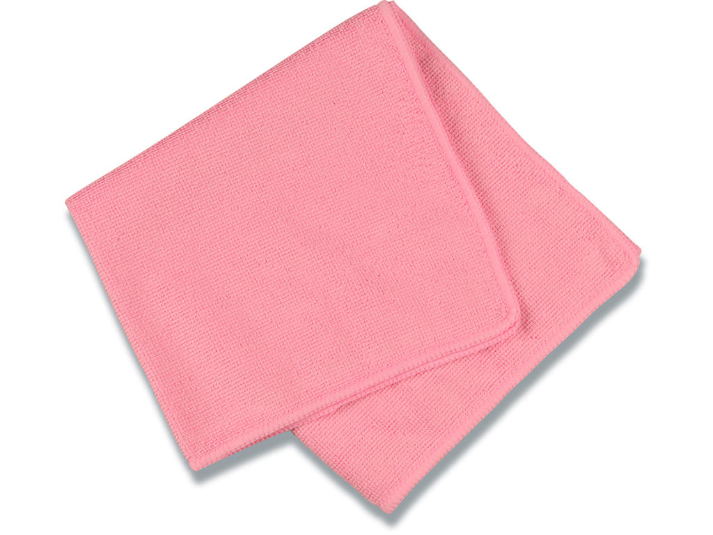 Microfiberklud, 40x40cm, Rød, 20 stk, Abena Basic 