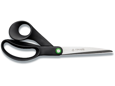 Saks, Allround, Højrehåndet, 25 cm, Sort, Fiskars Functional Form ReNew 