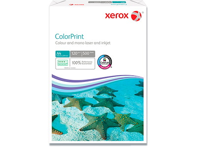 Kopipapir - hvidt, A4, 120 g/m², 500 ark/pakken, Xerox Colorprint 