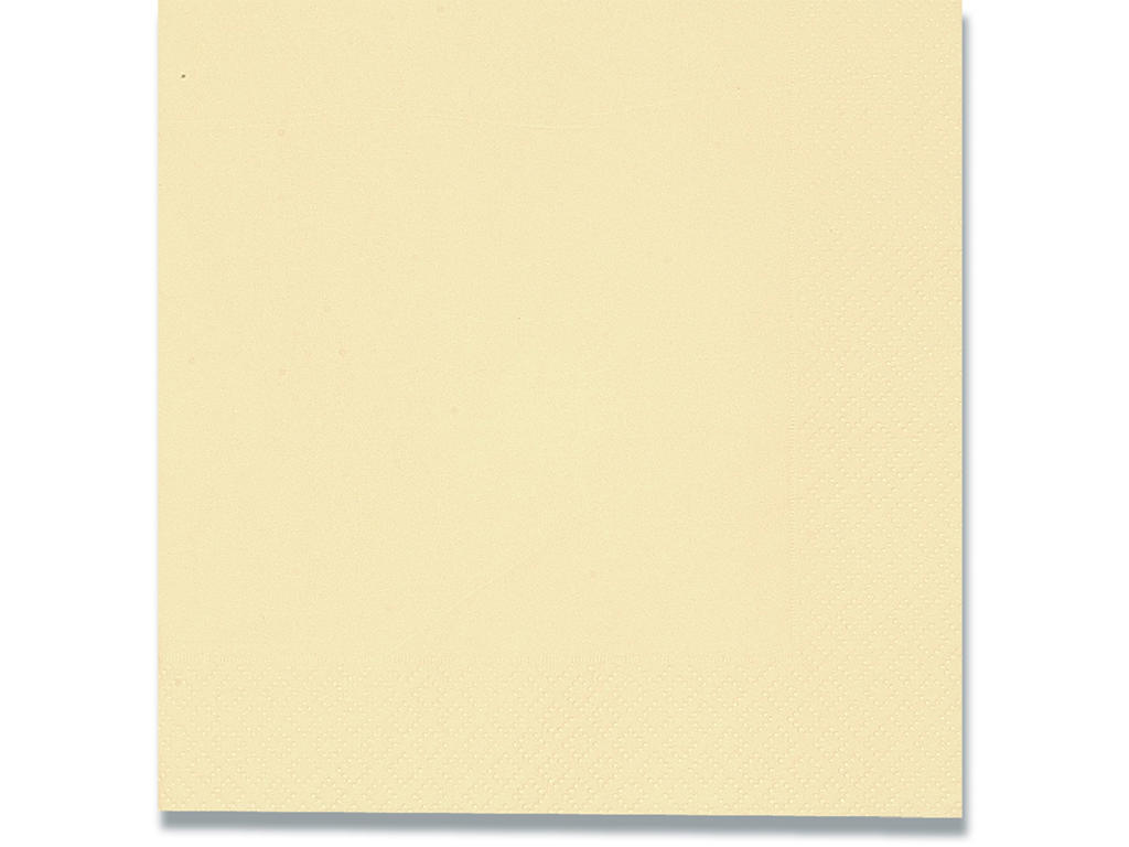 Servietter, 3 lag, Champagne, 33x33 cm, 70 stk, Gastro