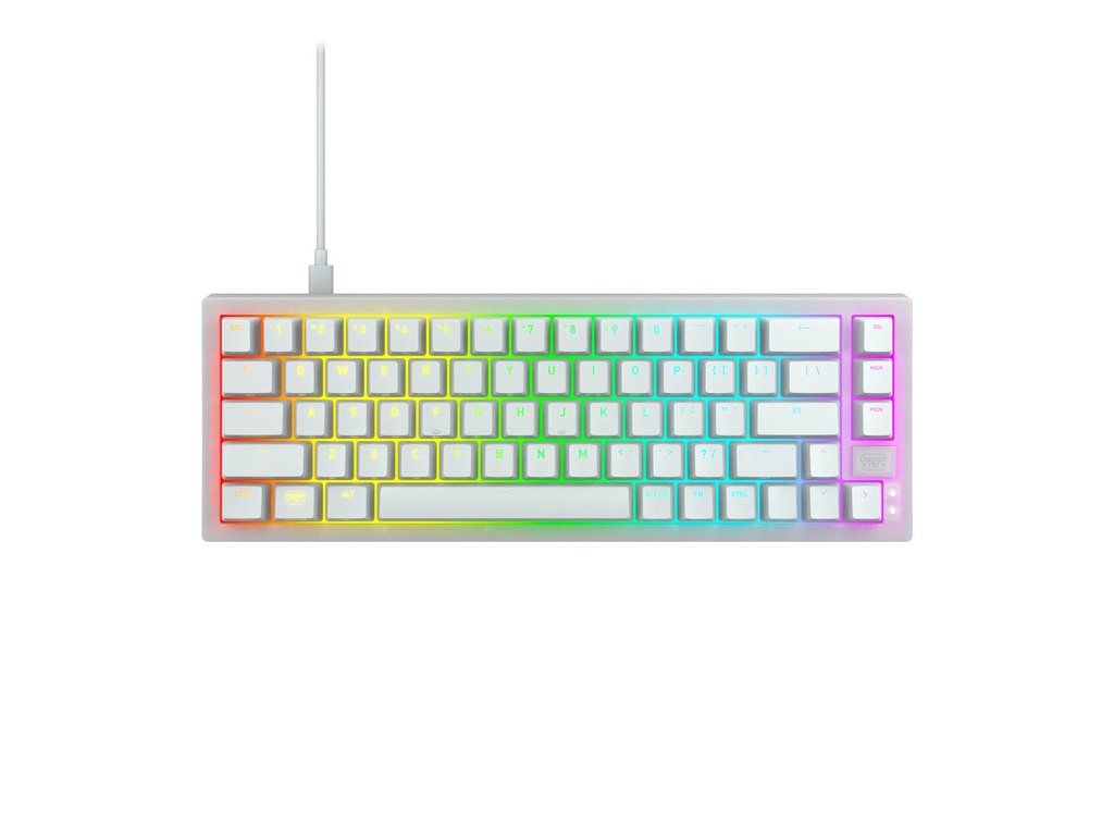 CHERRY K5V2 Compact tastatur Spil USB QWERTY Engelsk Hvid
