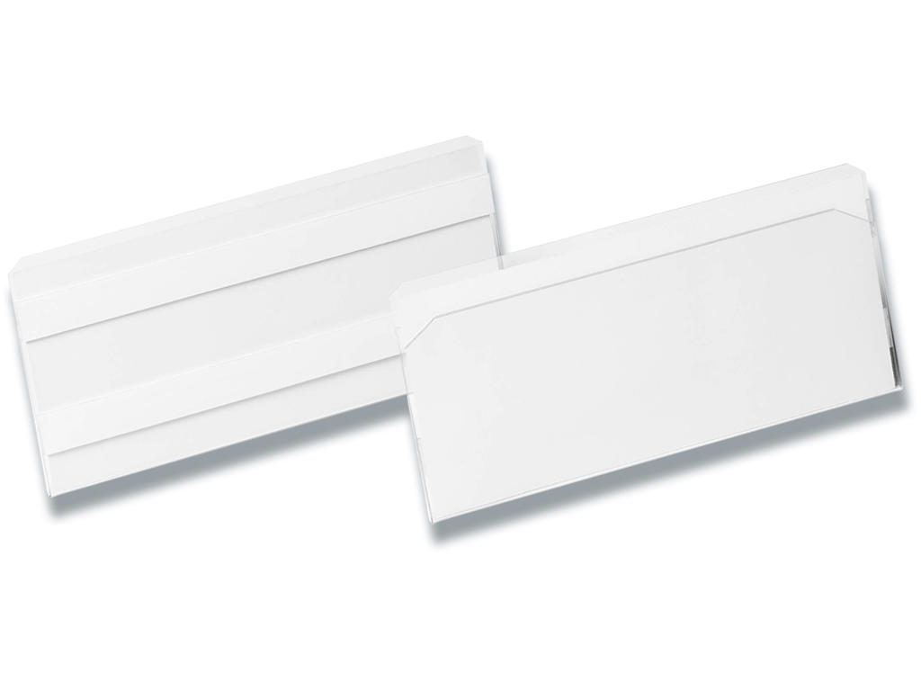 Lagerlomme, Selvklæbende, 150x67 mm, 10 stk, Durable HARD COVER 