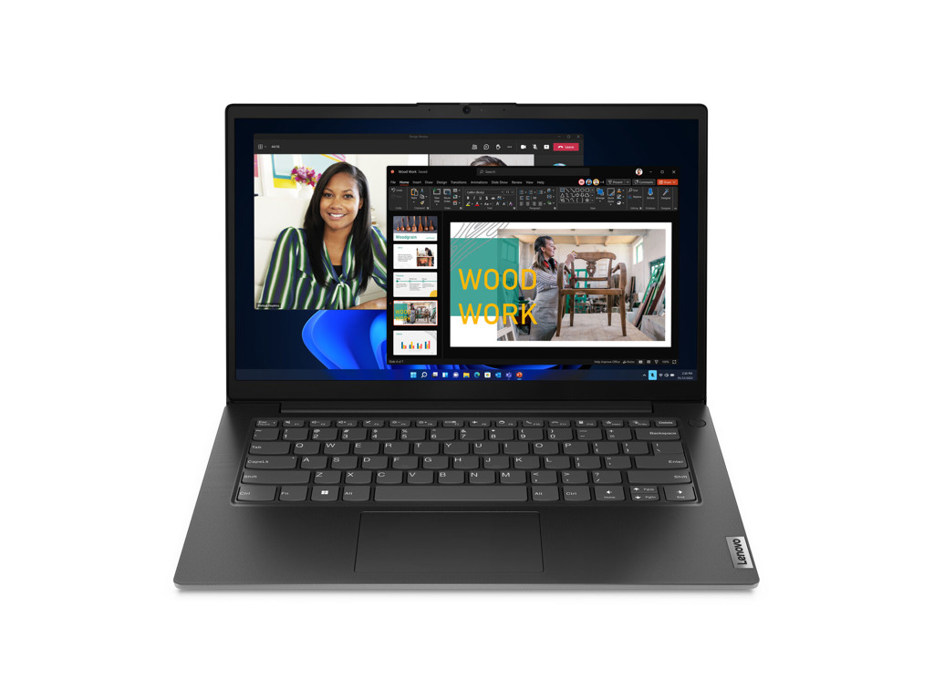 Lenovo V14 G4 AMN AMD Ryzen™ 5 7520U Laptop 35,6 cm (14") Fuld HD 16 GB LPDDR5-SDRAM 512 GB SSD Wi-Fi 6 (802.11ax) Windows 11 Pro Nordisk Sort