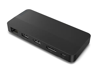Lenovo 40B90100UK dockingstation Ledningsført USB 3.2 Gen 1 (3.1 Gen 1) Type-C Sort