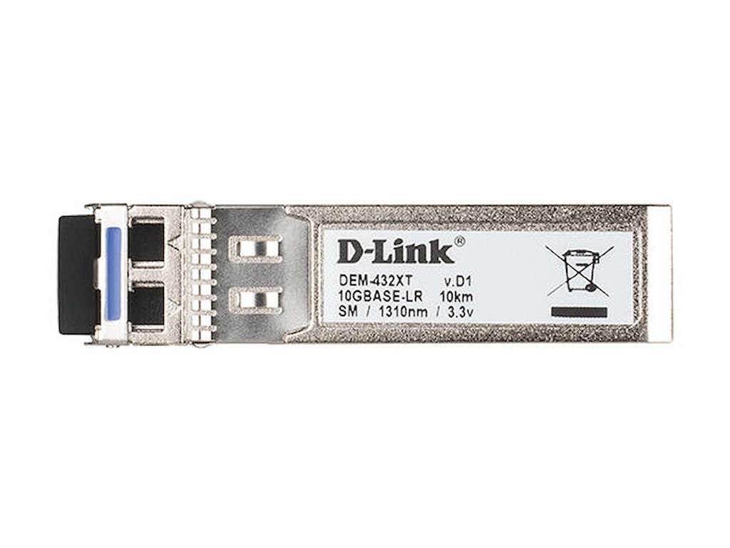 D-Link DEM-432XT modul til netværksmodtager Fiberoptisk 10000 Mbit/s SFP+ 1310 nm