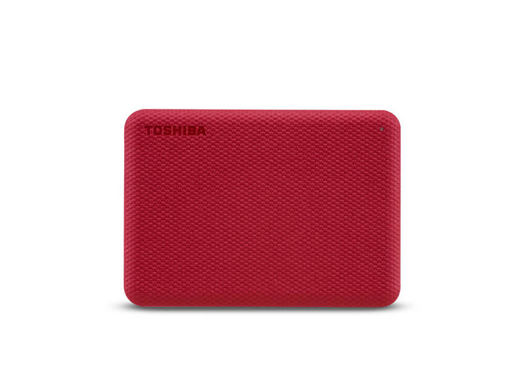 Toshiba Canvio Advance ekstern harddisk 2 TB 2.5" USB Type-A 2.0/3.2 Gen 1 (3.1 Gen 1) Rød