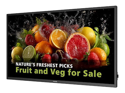 Philips 5000 series 55BDL5050D/00 skilte display 139,7 cm (55") LCD Wi-Fi 600 cd/m² Fuld HD Sort Indbygget processer Android