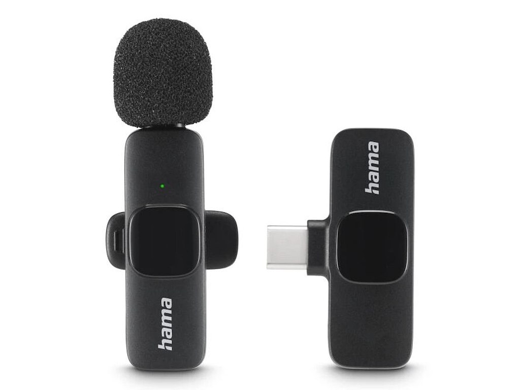 Hama Smart Wireless Sort Halsmikrofon/knaphulsmikrofon