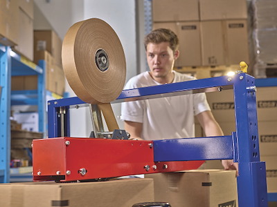 Tape - emballage, 50mm x 25m, Brun, 1 rulle, Tesa Filament Papir 60013