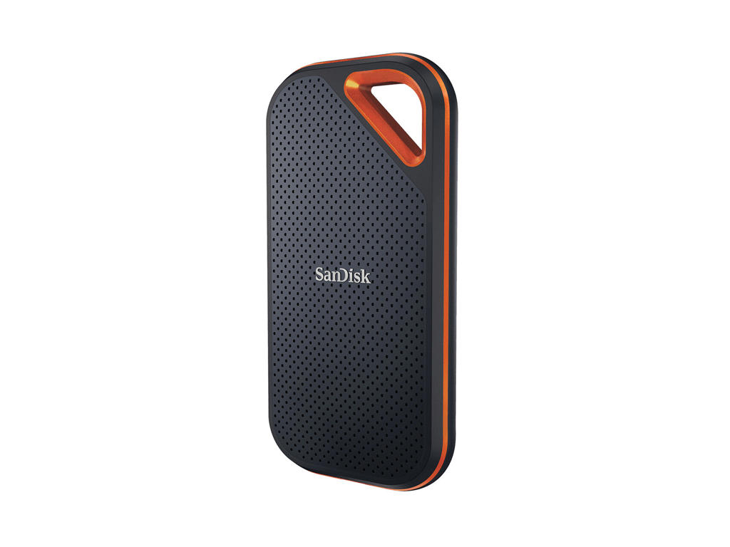 SanDisk Extreme PRO 4 TB USB Type-C 3.2 Gen 2 (3.1 Gen 2) Sort, Orange