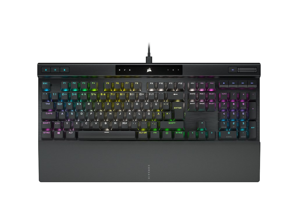 Corsair K70 PRO tastatur Spil USB QWERTZ Tysk Sort