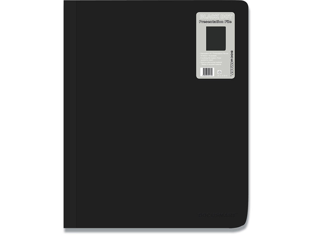 Demomappe, 10 lommer, A4, Sort, BNT Docusmart 
