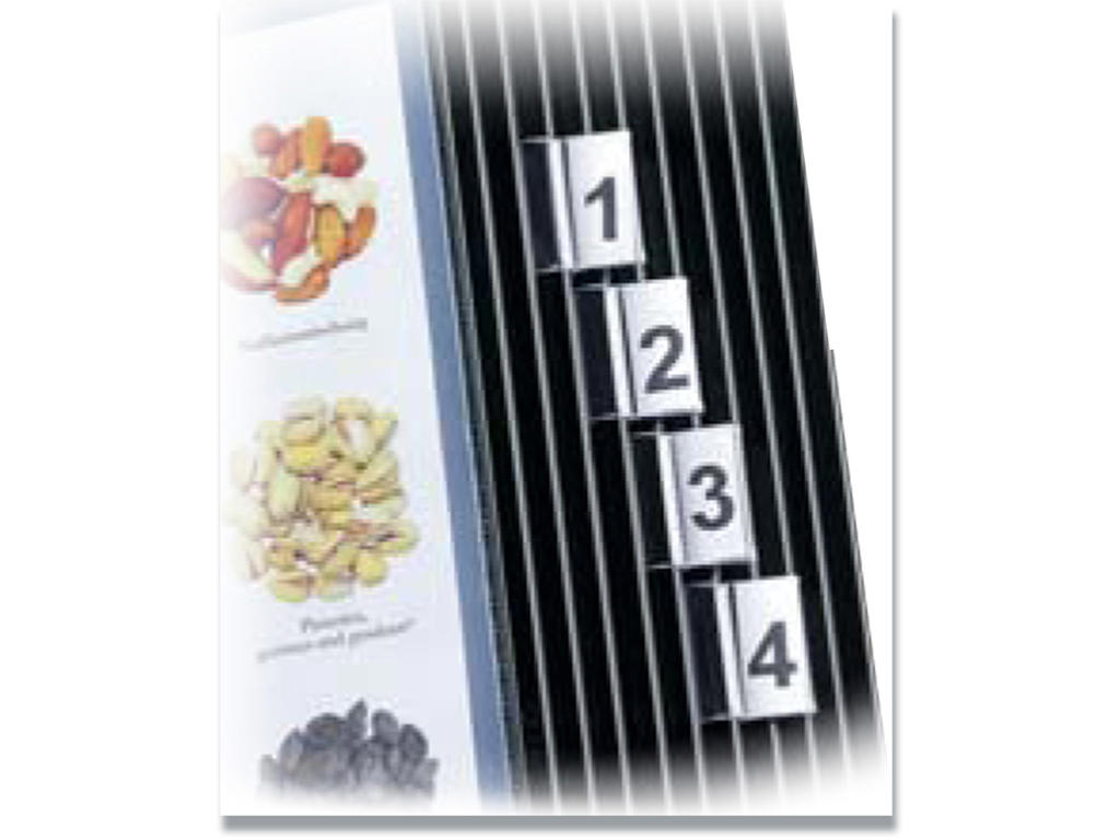 Registersystem, Faner, 10 stk, Transparent, ProBeco 