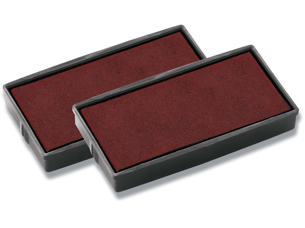 Stempelpude, 2 stk, Rød, E/30RD, Til Colop Printer 30