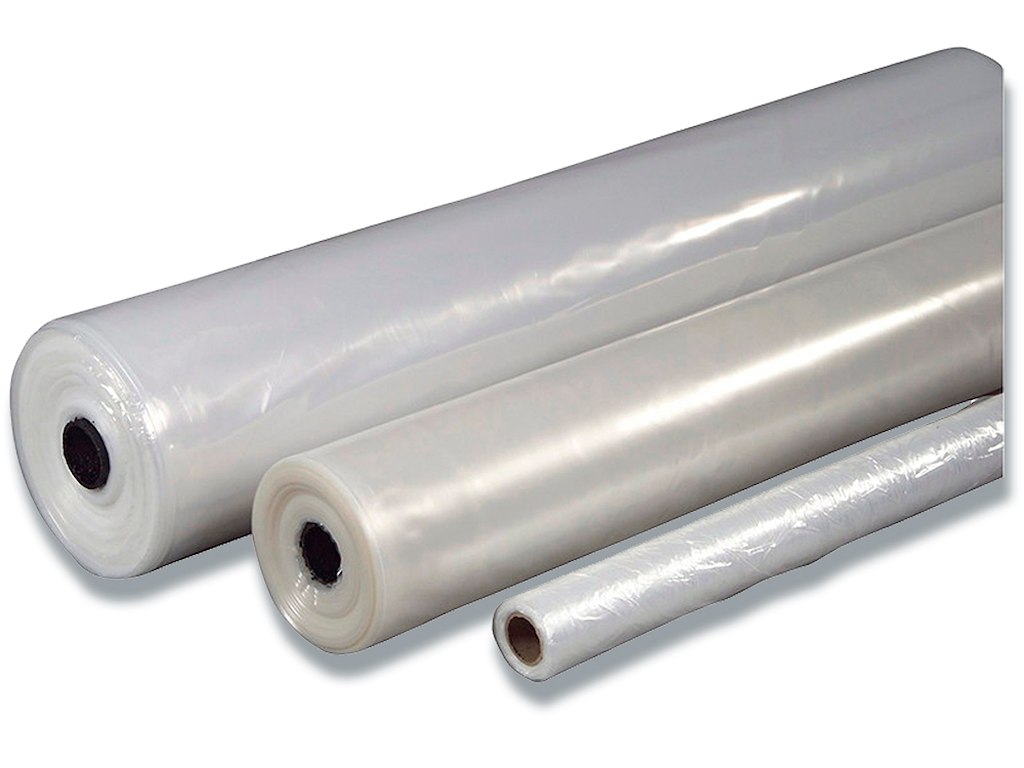 Plastik klar 2x50mx0,05mm PE 4,6kg foldet 1 gang