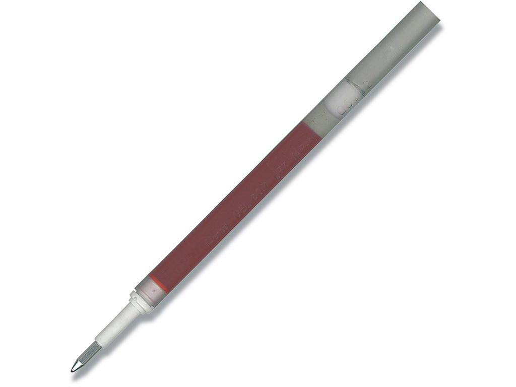Rollerball gelpen refill, 0.7 mm, 0.35 mm, Rød, Pentel EnerGel LR7-BX