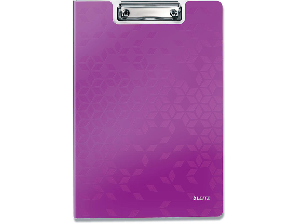 Clipboard, Lilla, Med forside, A4, Leitz WOW