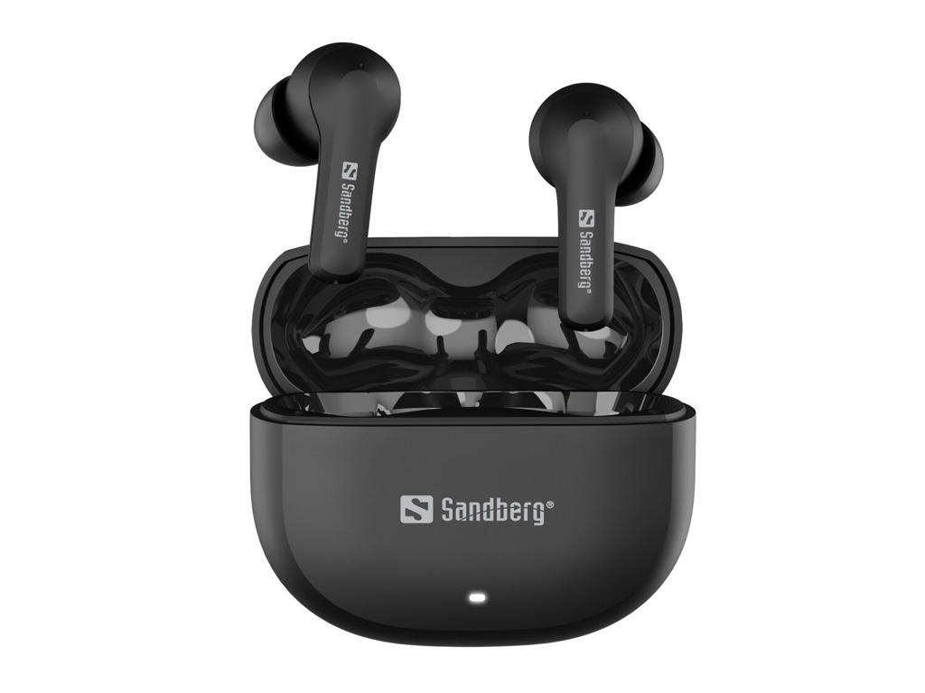 Sandberg 126-51 hovedtelefoner/headset True Wireless Stereo (TWS) I ørerne Musik/hverdag Bluetooth Sort