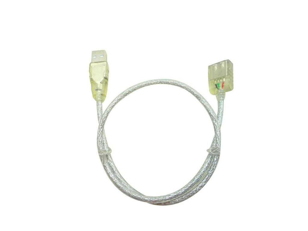 Microconnect USBAAF05T USB-kabel USB 2.0 0,5 m USB A Transparent