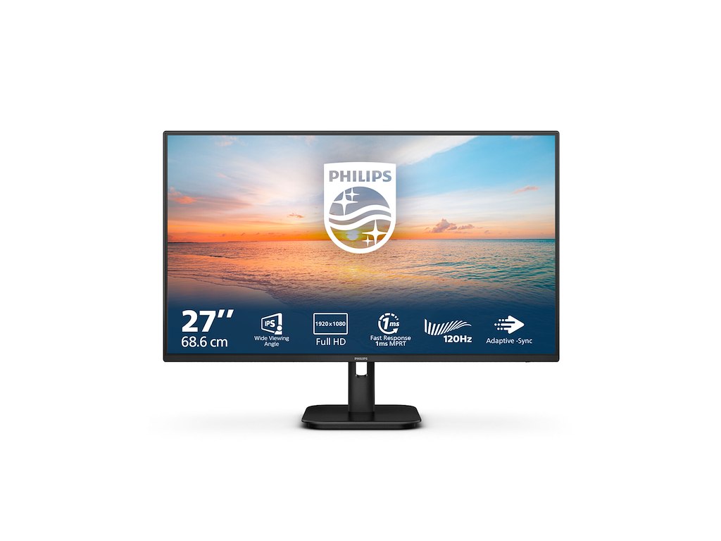 Philips 1000 series 27E1N1100A/00 computerskærm 68,6 cm (27") 1920 x 1080 pixel Fuld HD LCD Sort