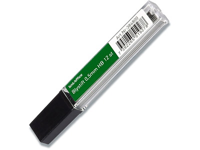 Blyantstifter, 0.5 mm, HB, 12 stifter, BNT Office 