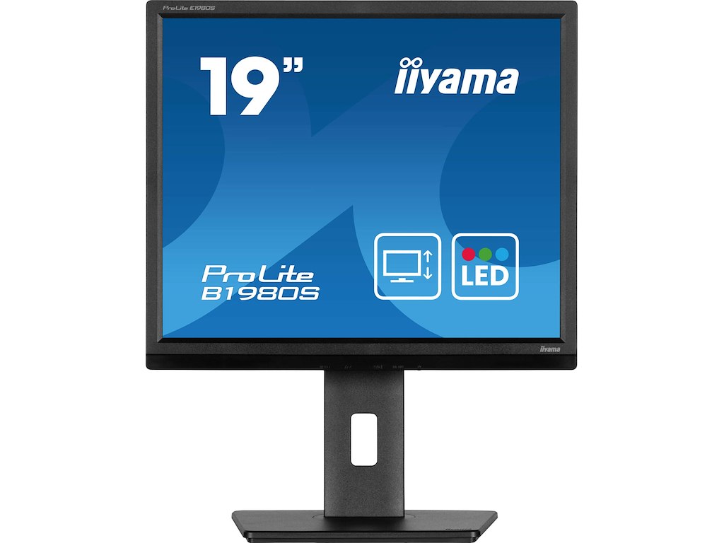 iiyama ProLite B1980S-B1 computerskærm 48,3 cm (19") 1280 x 1024 pixel VGA LED Sort