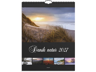 Vægkalender, 2027, Dansk natur, 1 måned pr. opslag, Mayland