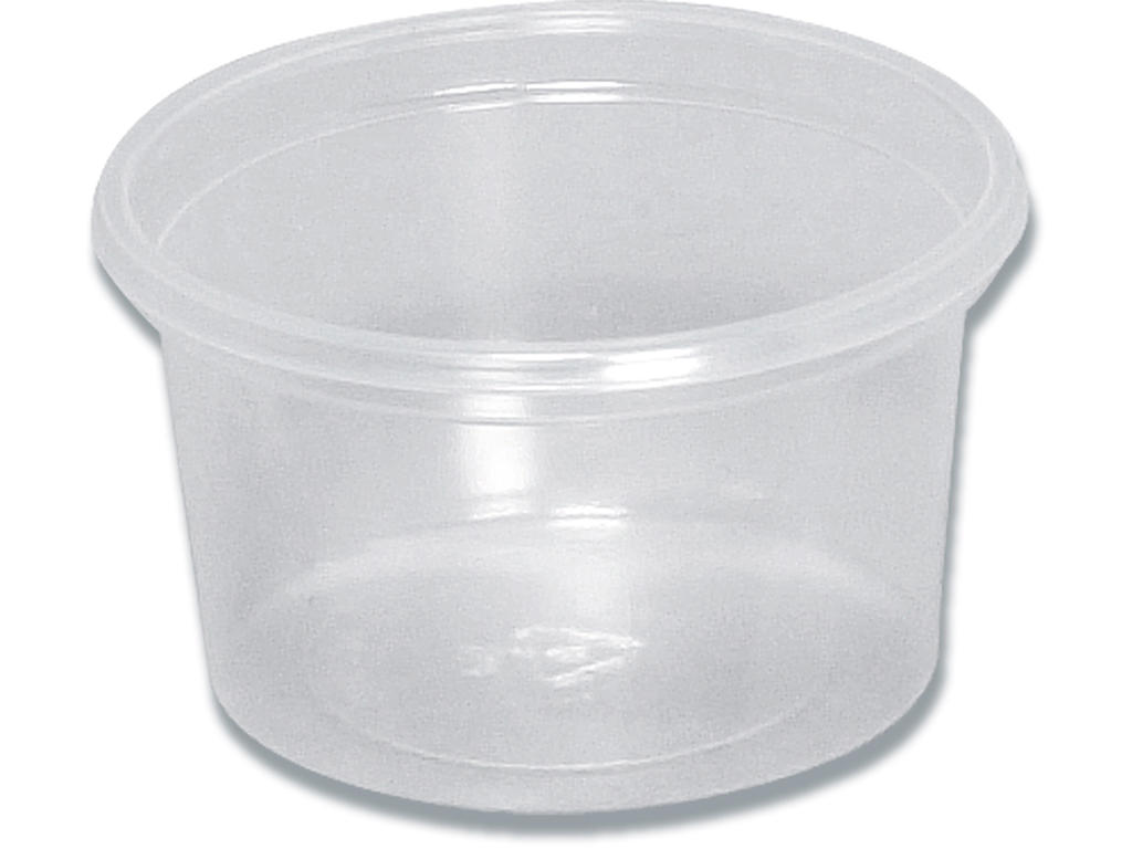 Dressingbæger, Ø7x4 cm, Uden låg, 1000 stk, Abena 