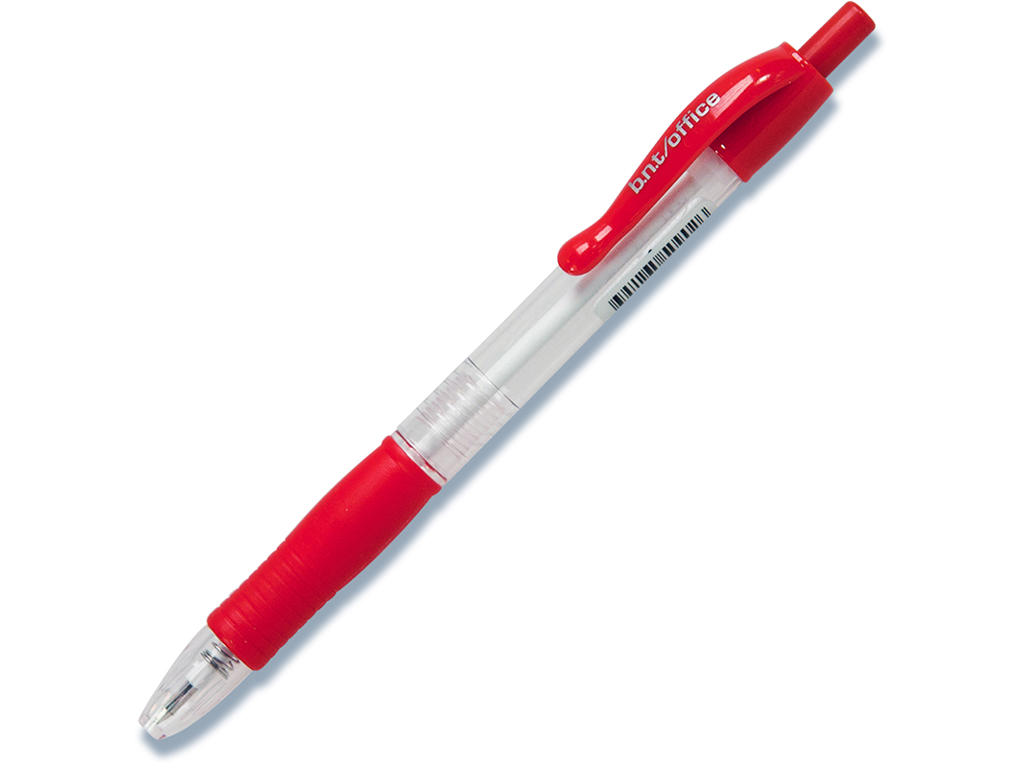 Kuglepen, 0.7 mm, Rød, 1 stk, BNT Office 