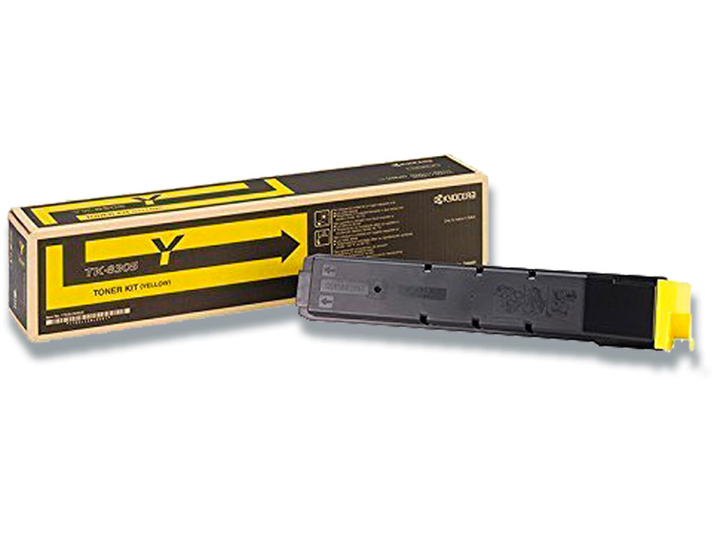Toner, TK-8305Y, Yellow-gul, 15.000 sider, Kyocera 