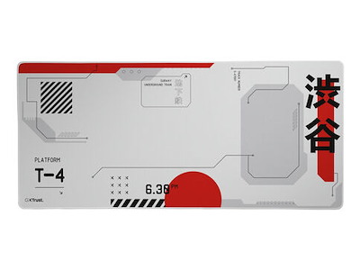 Trust GXT 759 XXL Gaming musemåtte Sort, Grå, Rød, Hvid