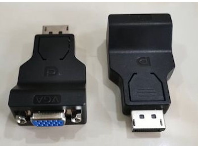 Microconnect MC-ITH-DP1.2-VGA videokabel adapter DisplayPort VGA (D-Sub) Sort