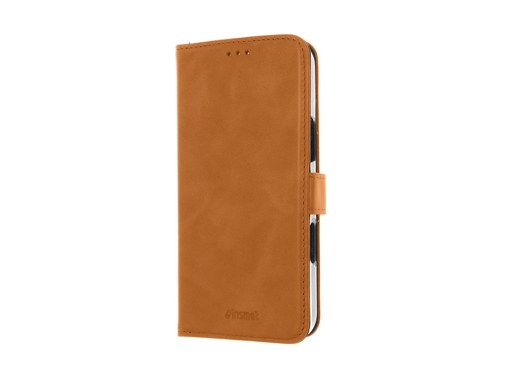 Insmat 650-3370 mobiltelefon etui 16 cm (6.3") Flipetui Brun