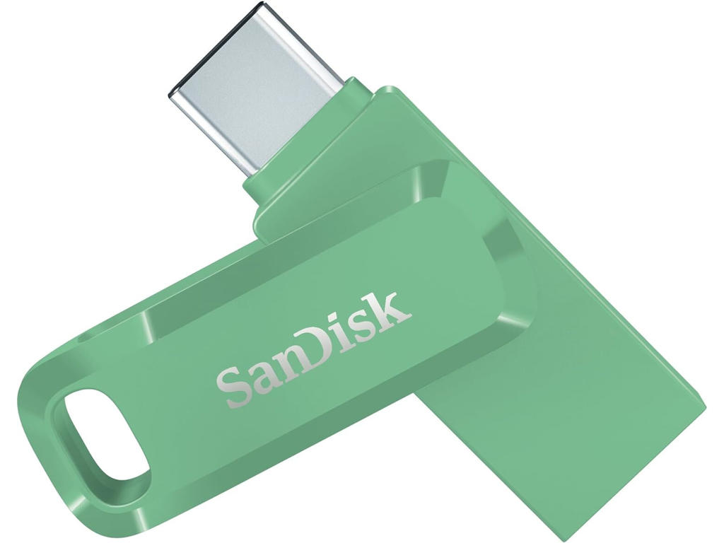 SanDisk Ultra Dual Drive Go USB 256GB USB-nøgle USB Type-A / USB Type-C 3.2 Gen 1 (3.1 Gen 1) Grøn